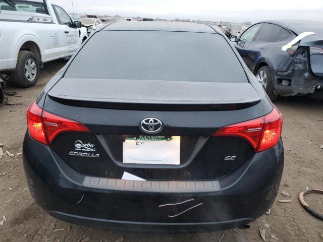 5YFBURHE6HP592751 - 2017 TOYOTA COROLLA L BLACK photo 6