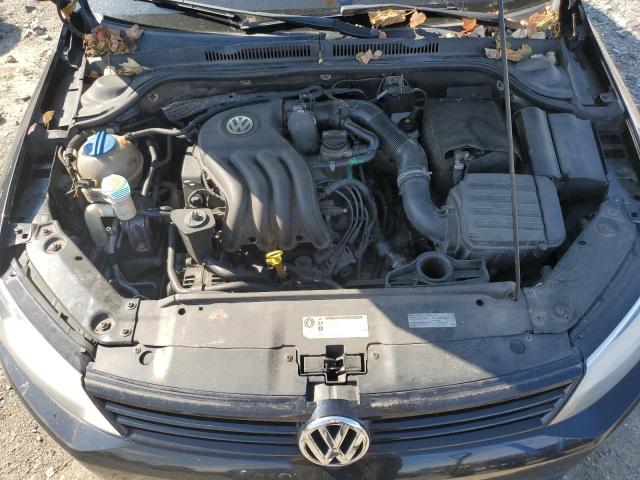 3VW2K7AJ9EM334595 - 2014 VOLKSWAGEN JETTA BASE BLACK photo 11
