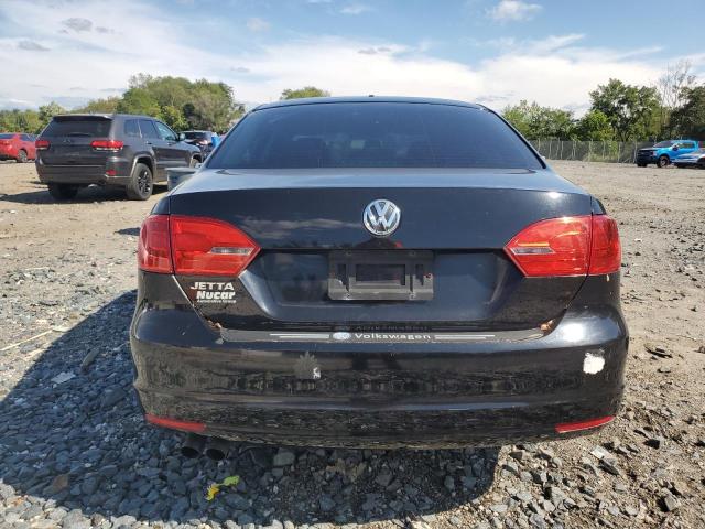 3VW2K7AJ9EM334595 - 2014 VOLKSWAGEN JETTA BASE BLACK photo 6