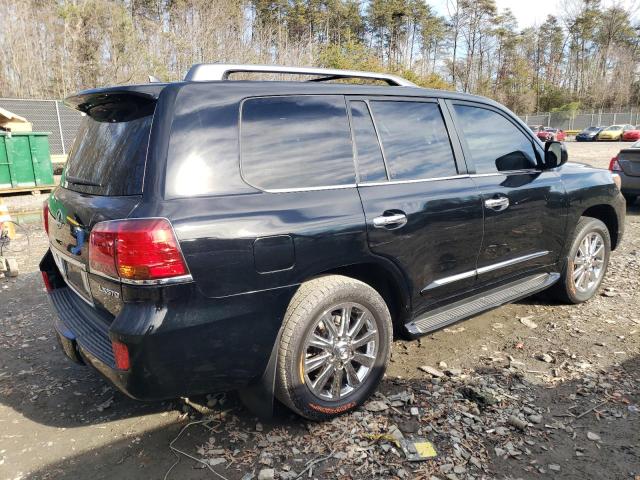 JTJHY7AX0A4042241 - 2010 LEXUS LX 570 BLACK photo 3