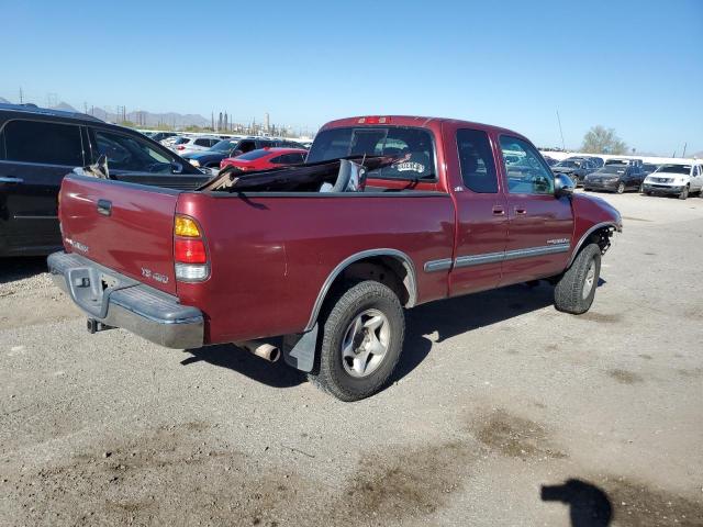 5TBBT4415YS090712 - 2000 TOYOTA TUNDRA ACCESS CAB RED photo 3