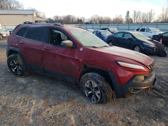 1C4PJMBS9HW531711 - 2017 JEEP CHEROKEE TRAILHAWK MAROON photo 4