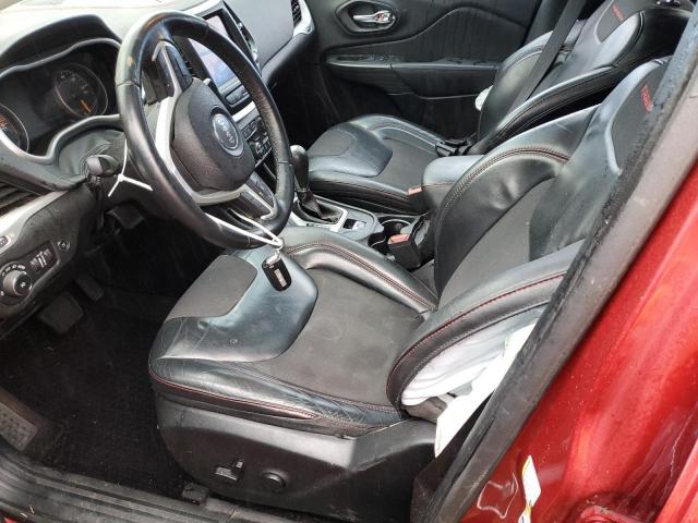 1C4PJMBS9HW531711 - 2017 JEEP CHEROKEE TRAILHAWK MAROON photo 7