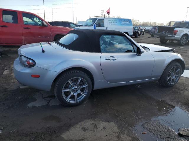 JM1NC25F360110233 - 2006 MAZDA MX-5 MIATA SILVER photo 3