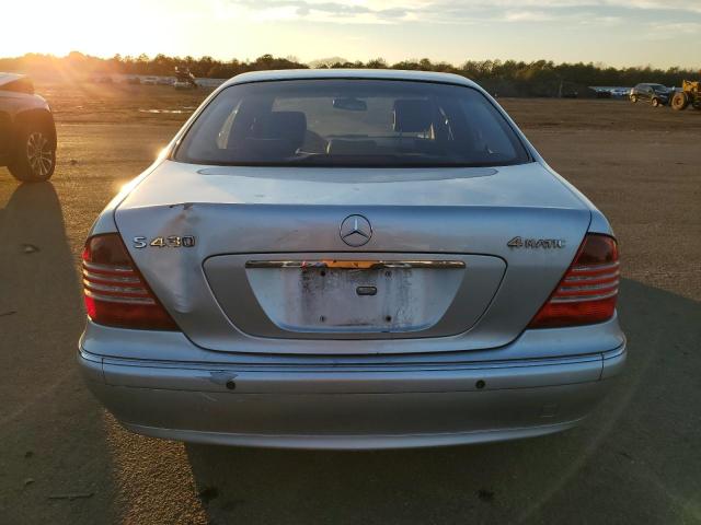 WDBNG83J94A407723 - 2004 MERCEDES-BENZ S 430 4MATIC SILVER photo 6