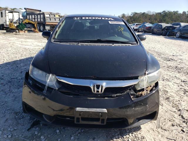 2HGFA1F5XBH546854 - 2011 HONDA CIVIC LX BLACK photo 5