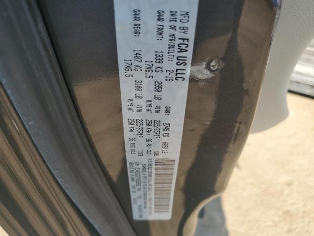 2C4RDGCG7KR636033 - 2019 DODGE GRAND CARAVAN SXT GRAY photo 13