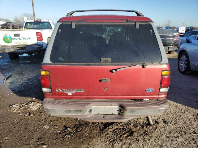 1FMDU34E9VUD20510 - 1997 FORD EXPLORER RED photo 6