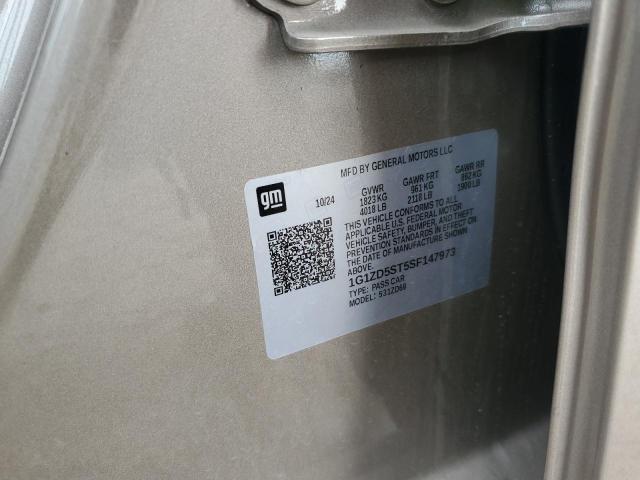 1G1ZD5ST5SF147973 - 2025 CHEVROLET MALIBU LT TAN photo 12