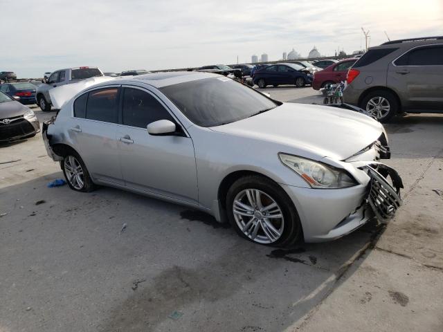 JN1CV6AR7DM751516 - 2013 INFINITI G37 SILVER photo 4