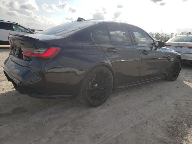 WBS33AY00MFK73692 - 2021 BMW M3 COMPETITION BLACK photo 3