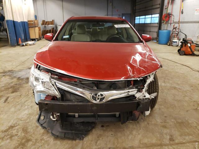 4T4BF1FKXCR164358 - 2012 TOYOTA CAMRY BASE RED photo 5