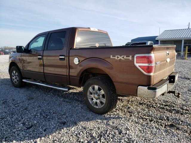 1FTFW1EF3BFB65438 - 2011 FORD F150 SUPERCREW BROWN photo 2