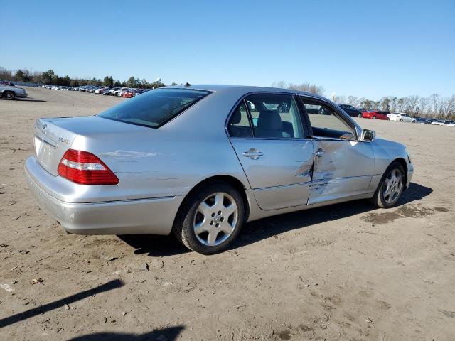 JTHBN36F140153482 - 2004 LEXUS LS 430 SILVER photo 3