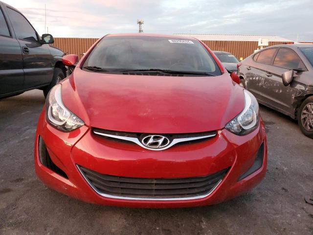 KMHDH4AE4FU391632 - 2015 HYUNDAI ELANTRA SE RED photo 5