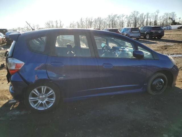 JHMGE884X9S031214 - 2009 HONDA FIT SPORT BLUE photo 3