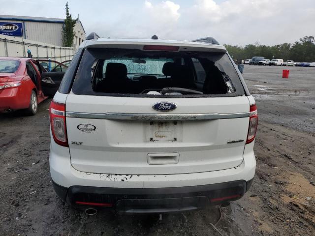 1FM5K7D85EGB16927 - 2014 FORD EXPLORER XLT WHITE photo 6