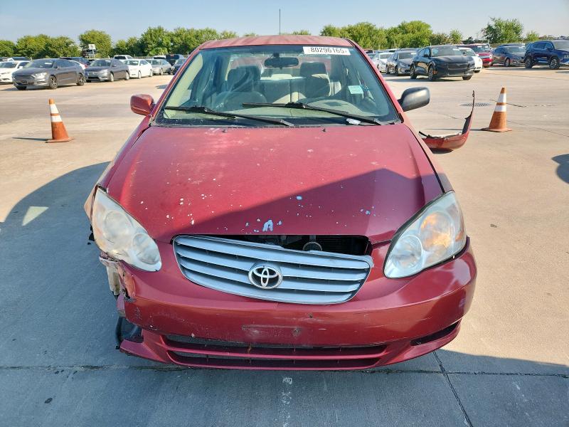 1NXBR32EX3Z034853 - 2003 TOYOTA COROLLA CE Qırmızı foto 5