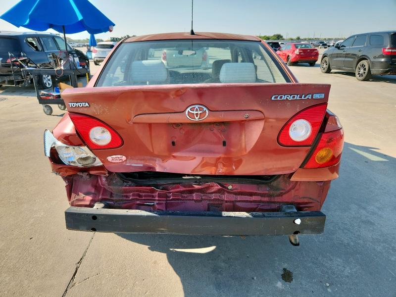 1NXBR32EX3Z034853 - 2003 TOYOTA COROLLA CE Qırmızı foto 6