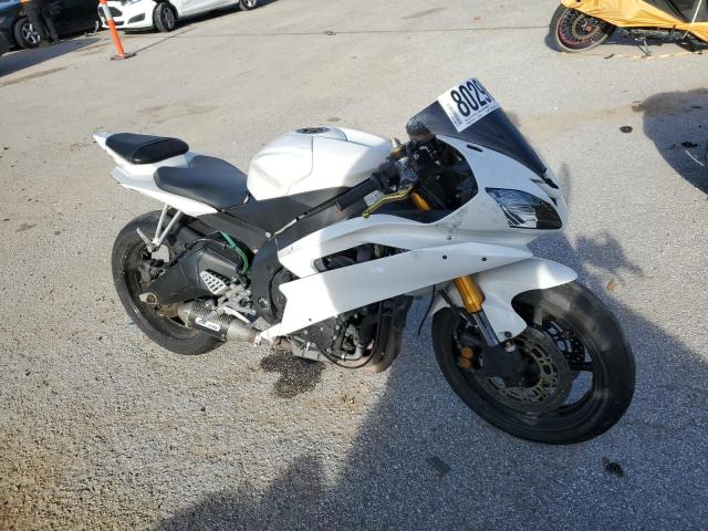 JYARJ12E57A018173 - 2007 YAMAHA YZFR6 L WHITE photo 4