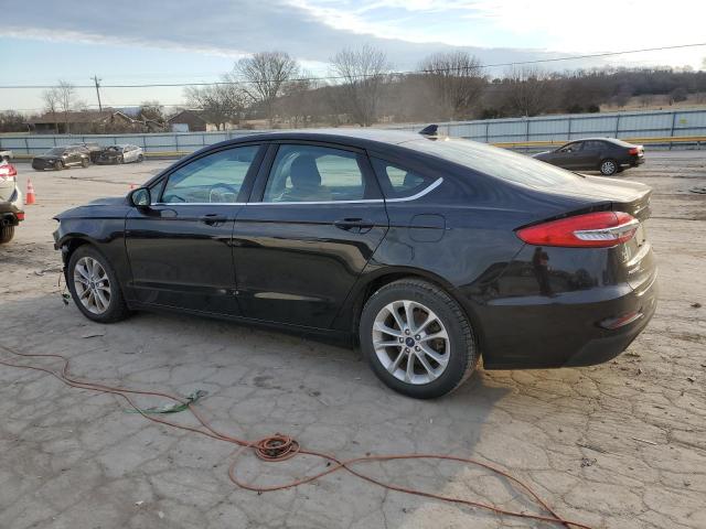 3FA6P0HD3LR223110 - 2020 FORD FUSION SE BLACK photo 2