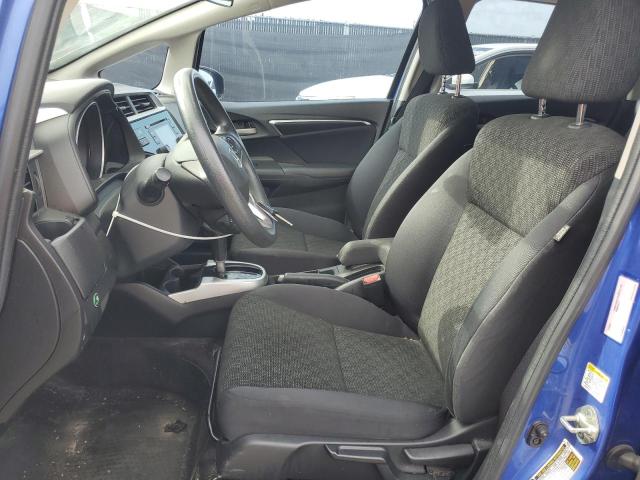 JHMGK5H53GX015968 - 2016 HONDA FIT LX BLUE photo 7