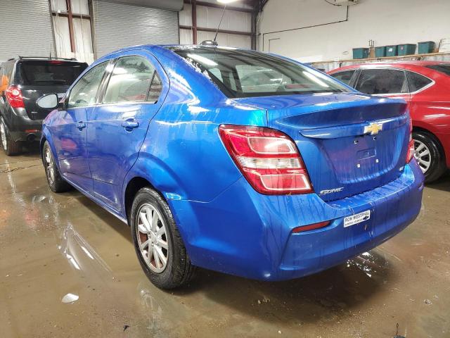 1G1JD5SH4H4166849 - 2017 CHEVROLET SONIC LT BLUE photo 2