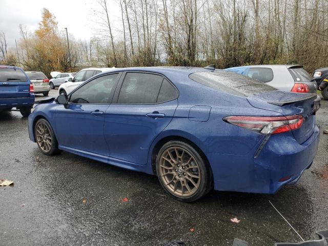 4T1T11BK6PU089957 - 2023 TOYOTA CAMRY SE NIGHT SHADE BLUE photo 2