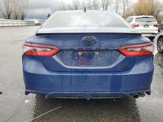 4T1T11BK6PU089957 - 2023 TOYOTA CAMRY SE NIGHT SHADE BLUE photo 6