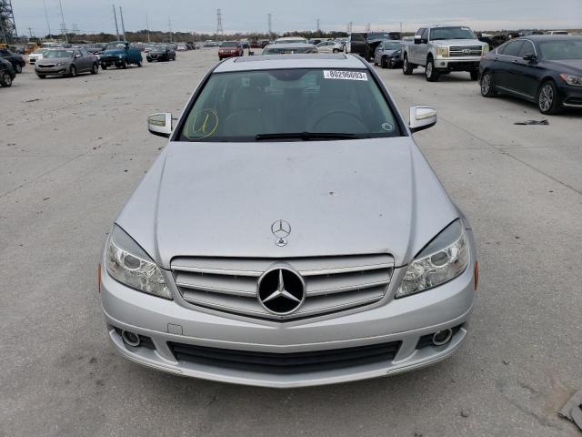 WDDGF54X18F063852 - 2008 MERCEDES-BENZ C 300 SILVER photo 5