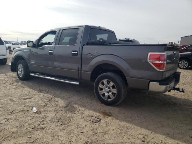 1FTFW1CT9CKE04914 - 2012 FORD F150 SUPERCREW GRAY photo 2