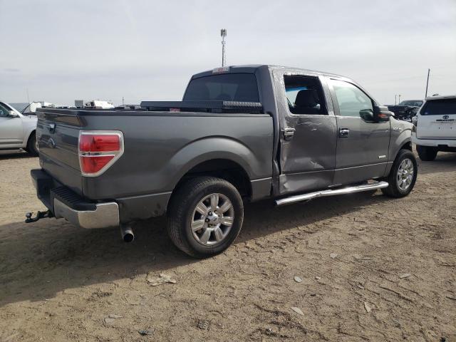 1FTFW1CT9CKE04914 - 2012 FORD F150 SUPERCREW GRAY photo 3