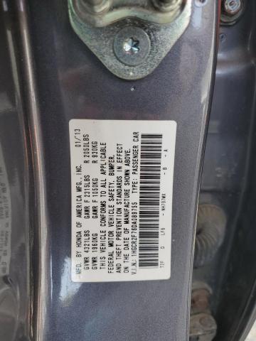 1HGCR2F76DA089755 - 2013 HONDA ACCORD EX ნაცრისფერი ფოტო 13