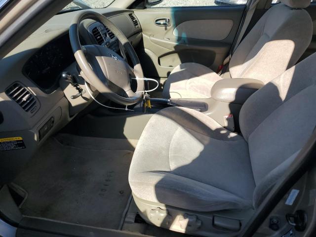 KMHWF25H35A204498 - 2005 HYUNDAI SONATA GL TAN photo 7