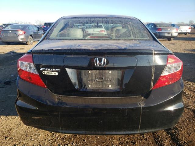 19XFB2F85CE019961 - 2012 HONDA CIVIC EX BLACK photo 6