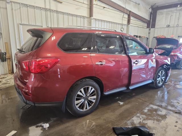 5N1DR2MN8HC647390 - 2017 NISSAN PATHFINDER S წითელი ფოტო 3