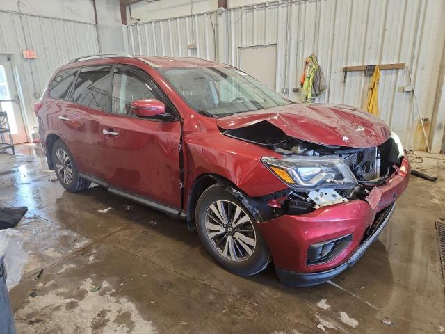 5N1DR2MN8HC647390 - 2017 NISSAN PATHFINDER S წითელი ფოტო 4
