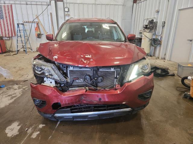 5N1DR2MN8HC647390 - 2017 NISSAN PATHFINDER S წითელი ფოტო 5