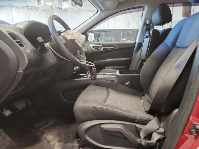 5N1DR2MN8HC647390 - 2017 NISSAN PATHFINDER S წითელი ფოტო 7