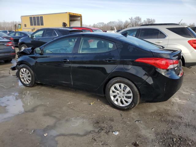 5NPDH4AE7CH107131 - 2012 HYUNDAI ELANTRA GLS BLACK photo 2