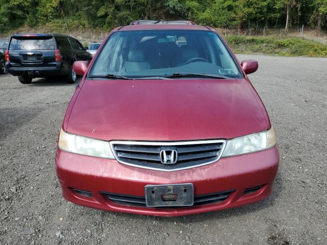 2HKRL18972H573670 - 2002 HONDA ODYSSEY EXL RED photo 5