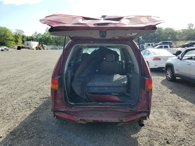 2HKRL18972H573670 - 2002 HONDA ODYSSEY EXL RED photo 6