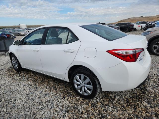 2T1BURHE3GC661698 - 2016 TOYOTA COROLLA L WHITE photo 2
