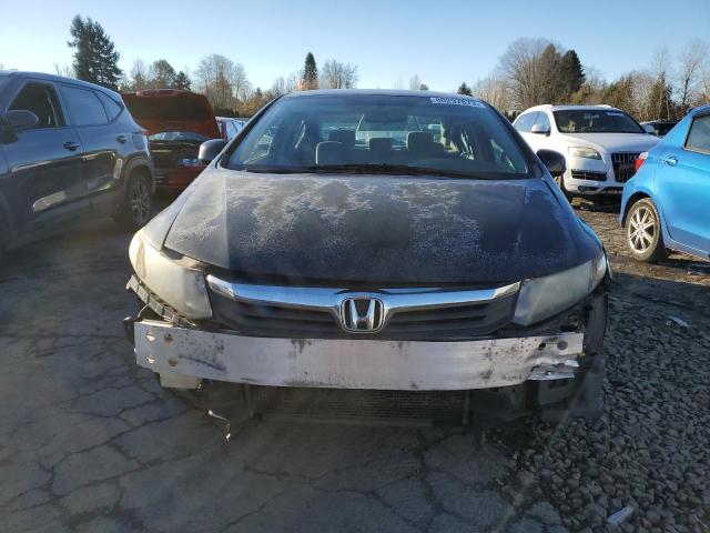 2HGFB2F51CH581125 - 2012 HONDA CIVIC LX BLACK photo 5