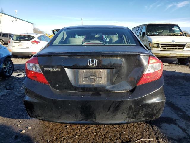 2HGFB2F51CH581125 - 2012 HONDA CIVIC LX BLACK photo 6