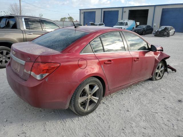 1G1PG5SC3C7196521 - 2012 CHEVROLET CRUZE LT RED photo 3