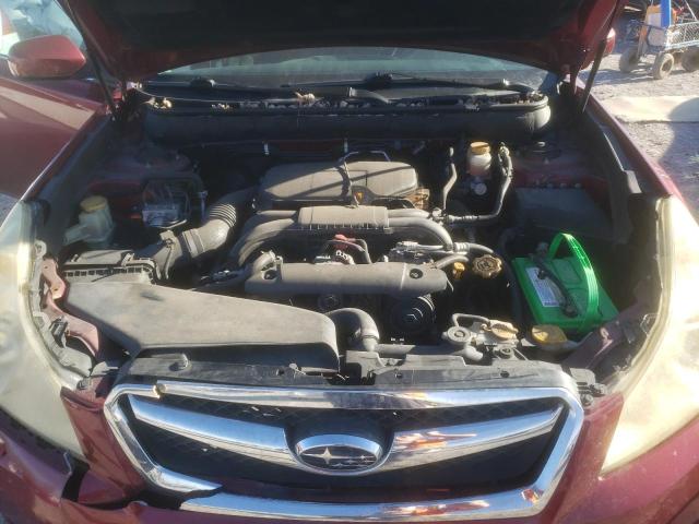 4S3BMCC65B3237423 - 2011 SUBARU LEGACY 2.5I PREMIUM BURGUNDY photo 11