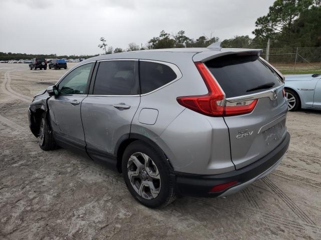 5J6RW1H8XJL010115 - 2018 HONDA CR-V EXL SILVER photo 2