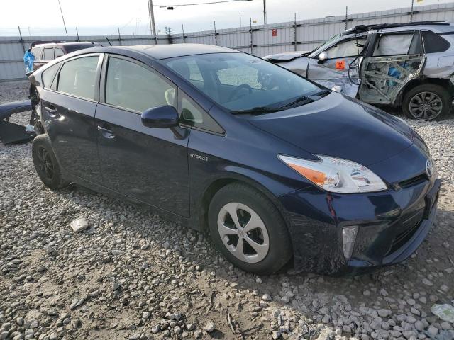 JTDKN3DU5E0379285 - 2014 TOYOTA PRIUS BLUE photo 4