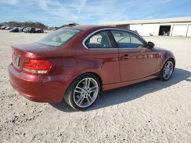 WBAUP7C58DVP24487 - 2013 BMW 128 I RED photo 3